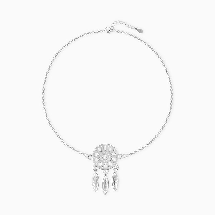 Silver Dreamcatcher Bracelet