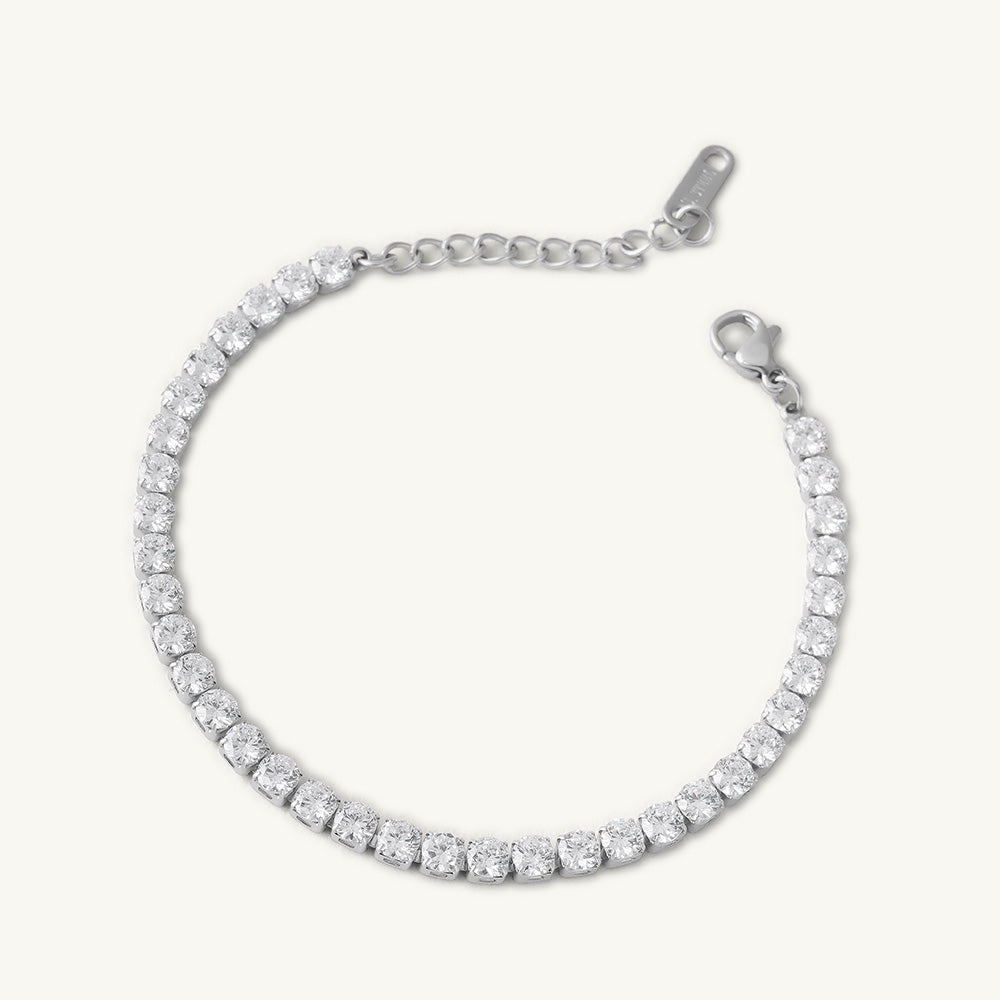 Athena Solitaire Hoop Earrings & Diamond Affair Bracelet Combo Set