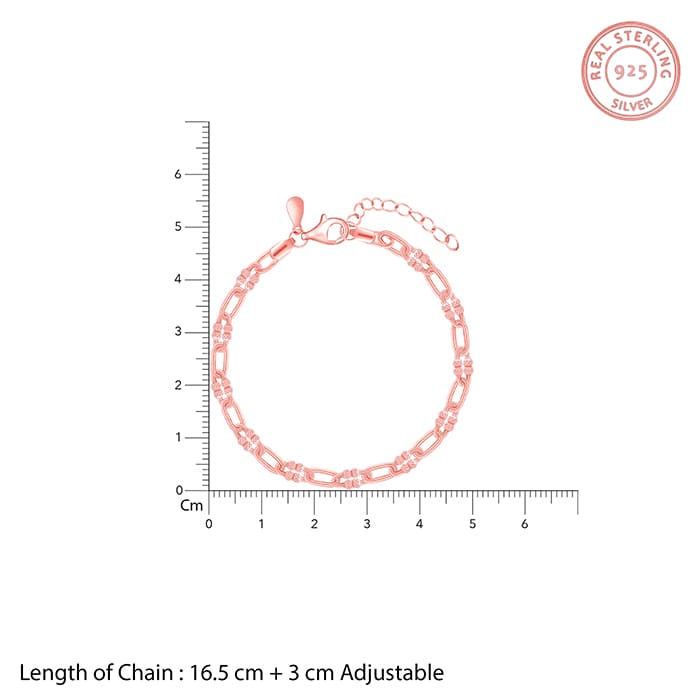 Rose Gold Forever Linked Bracelet