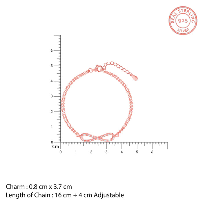 Rose Gold Spiral Splendour Bracelet