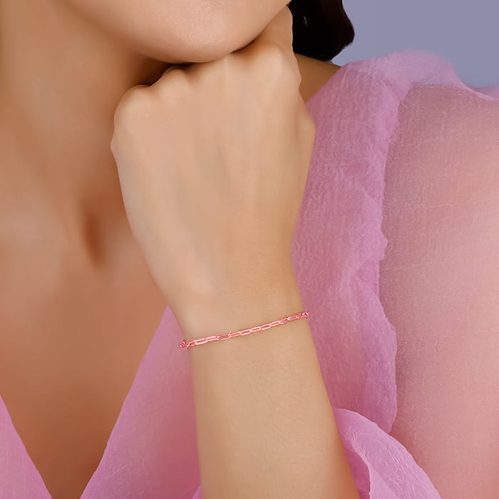 Rose Gold Braid of Beauty Bracelet