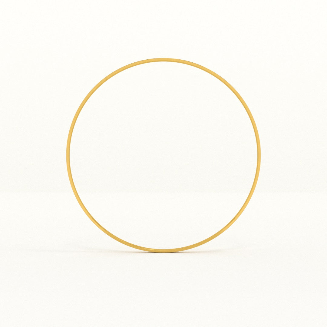 Flat Wire Bangle Bracelet