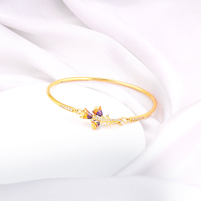 Golden Bell Mallow Bud Bracelet