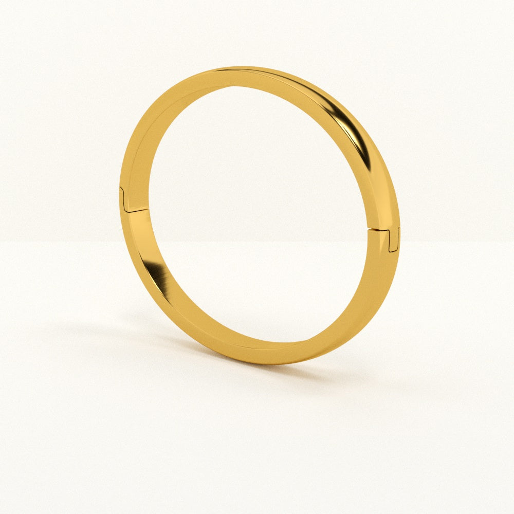 Plain Stackable Bangle Bracelet | 6MM