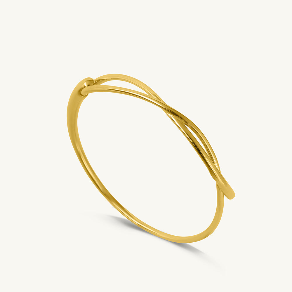 Stylish Gold Bangle Bracelet