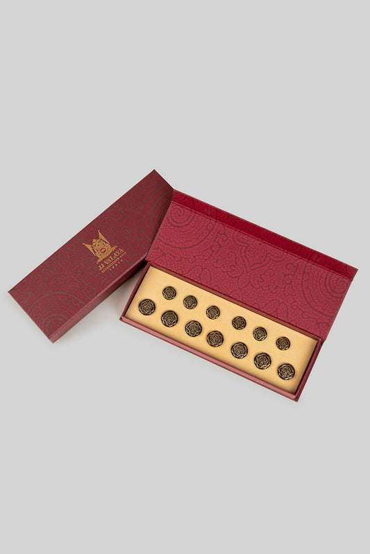 Umber Brown Gold -  Plated Buttons