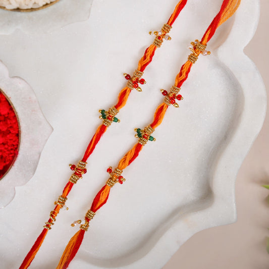 Beaded Bond Rakhi Gift Set