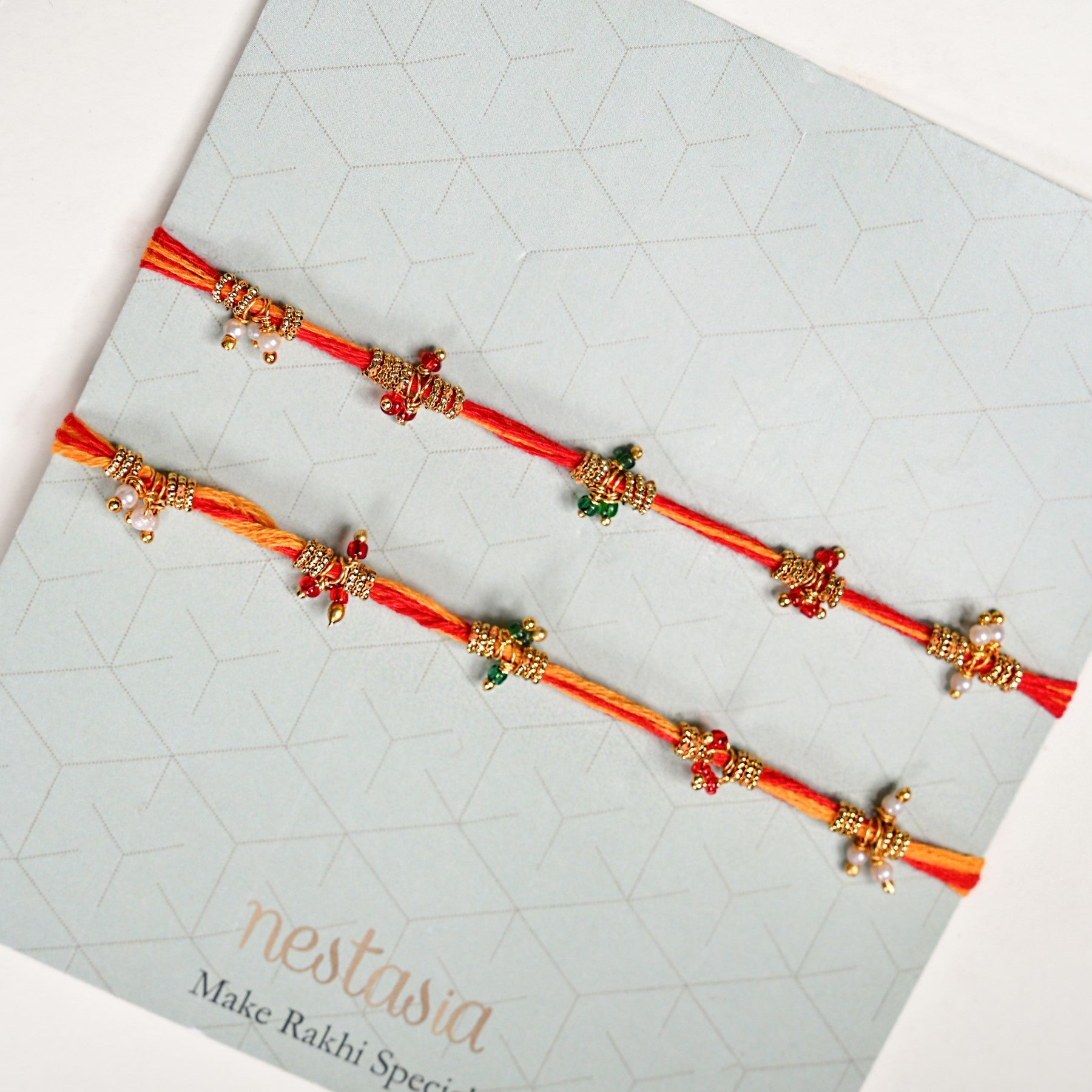 Beaded Bond Rakhi Gift Set
