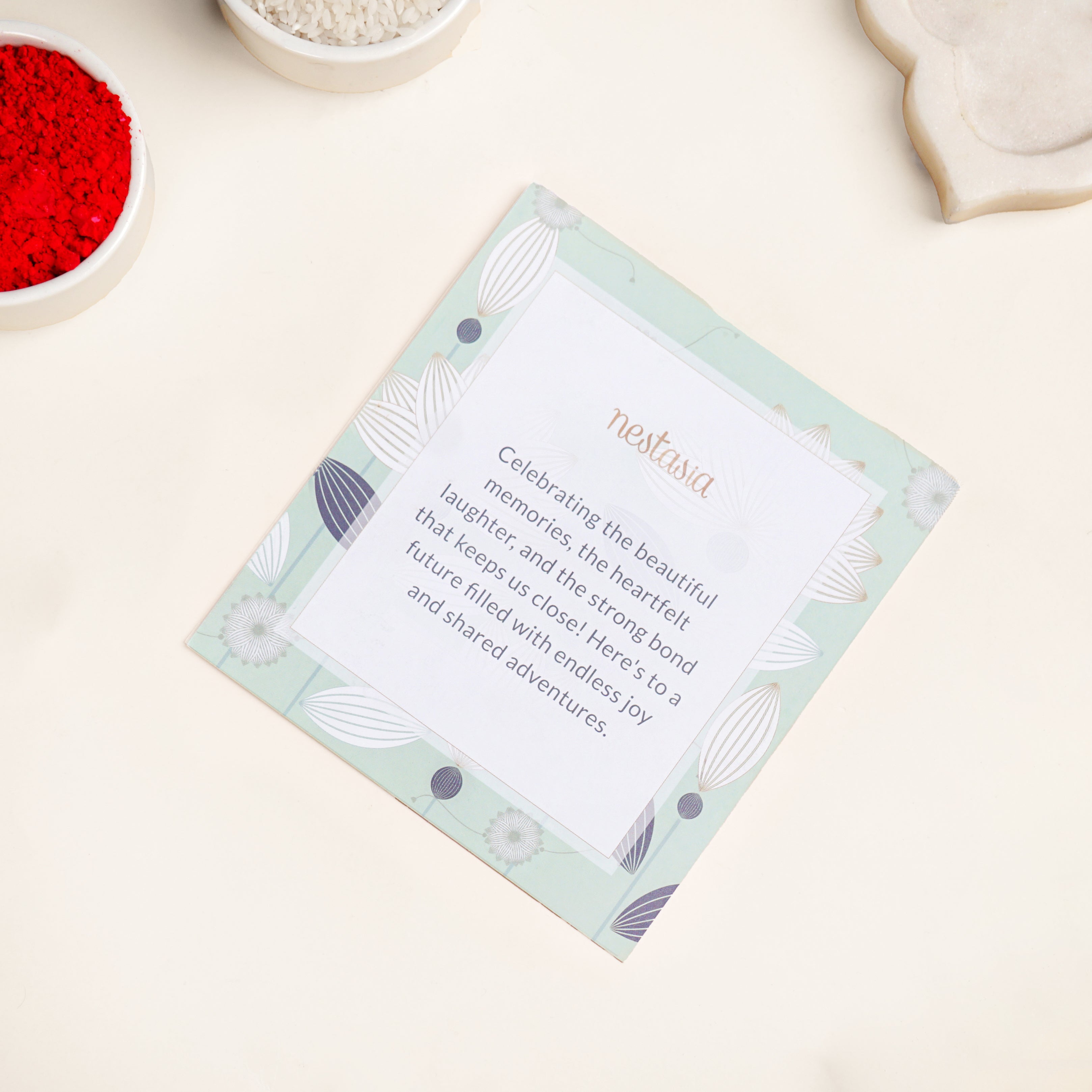 Beaded Bond Rakhi Gift Set