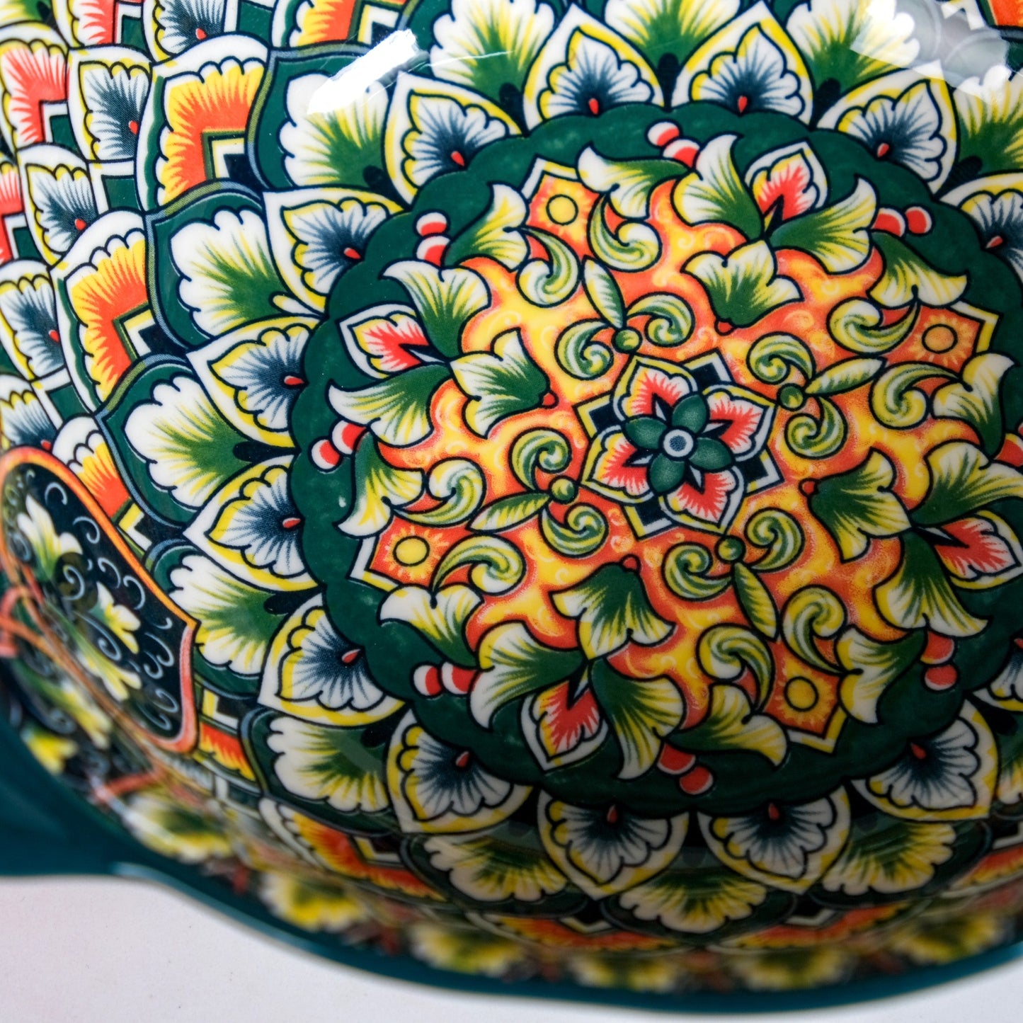 Mandala Melange Serving Bowl Green 1500ml