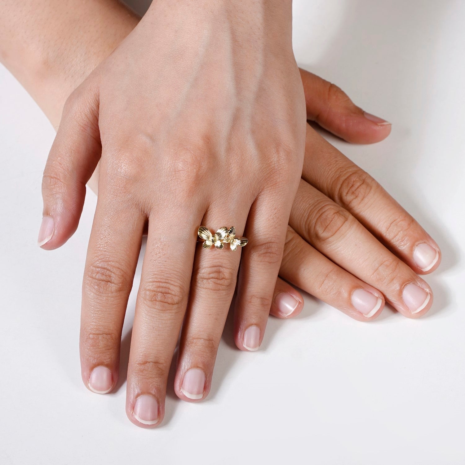 Butterfly Fly Away Adjustable Ring