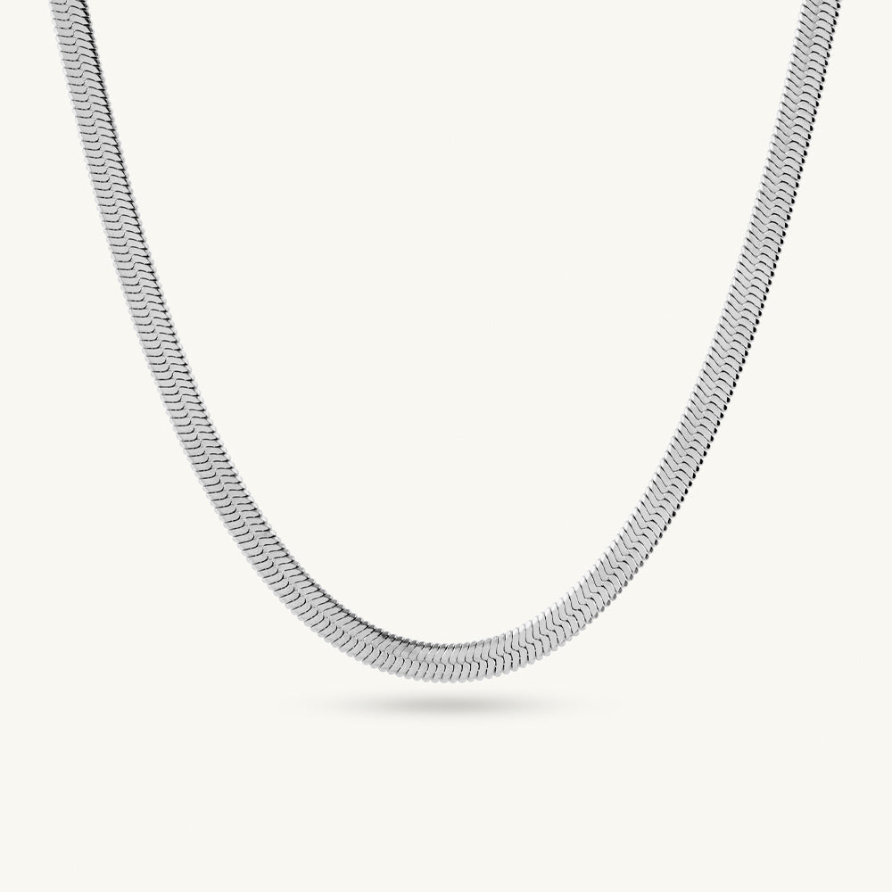 Snake Chain | Rhodium Plated | 6 MM