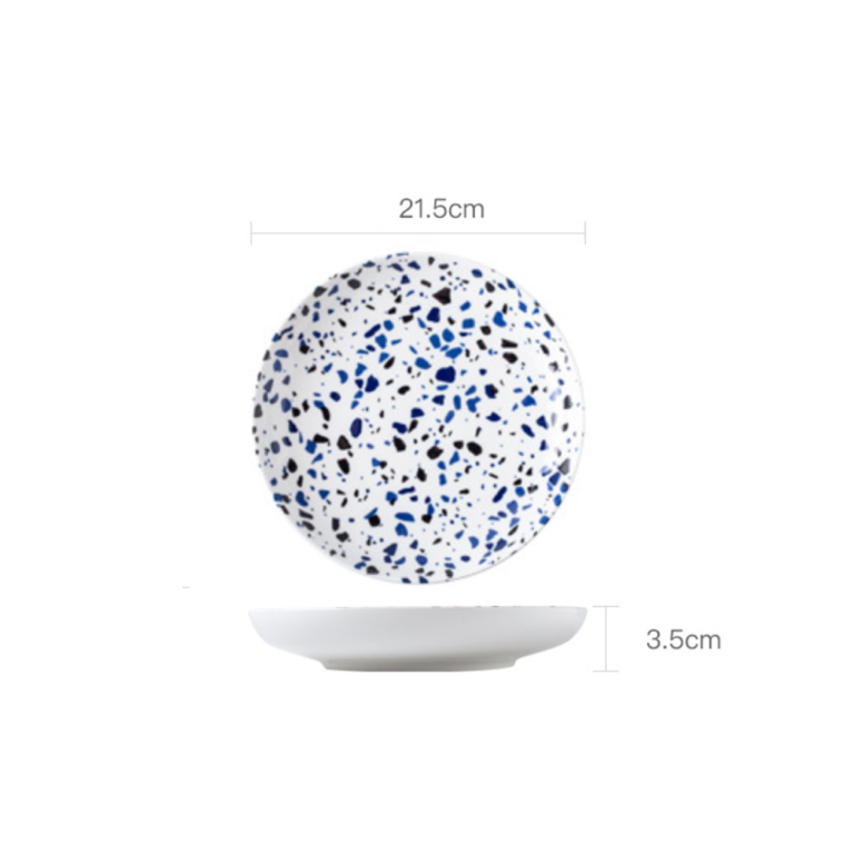 Mosaic Plate Blue