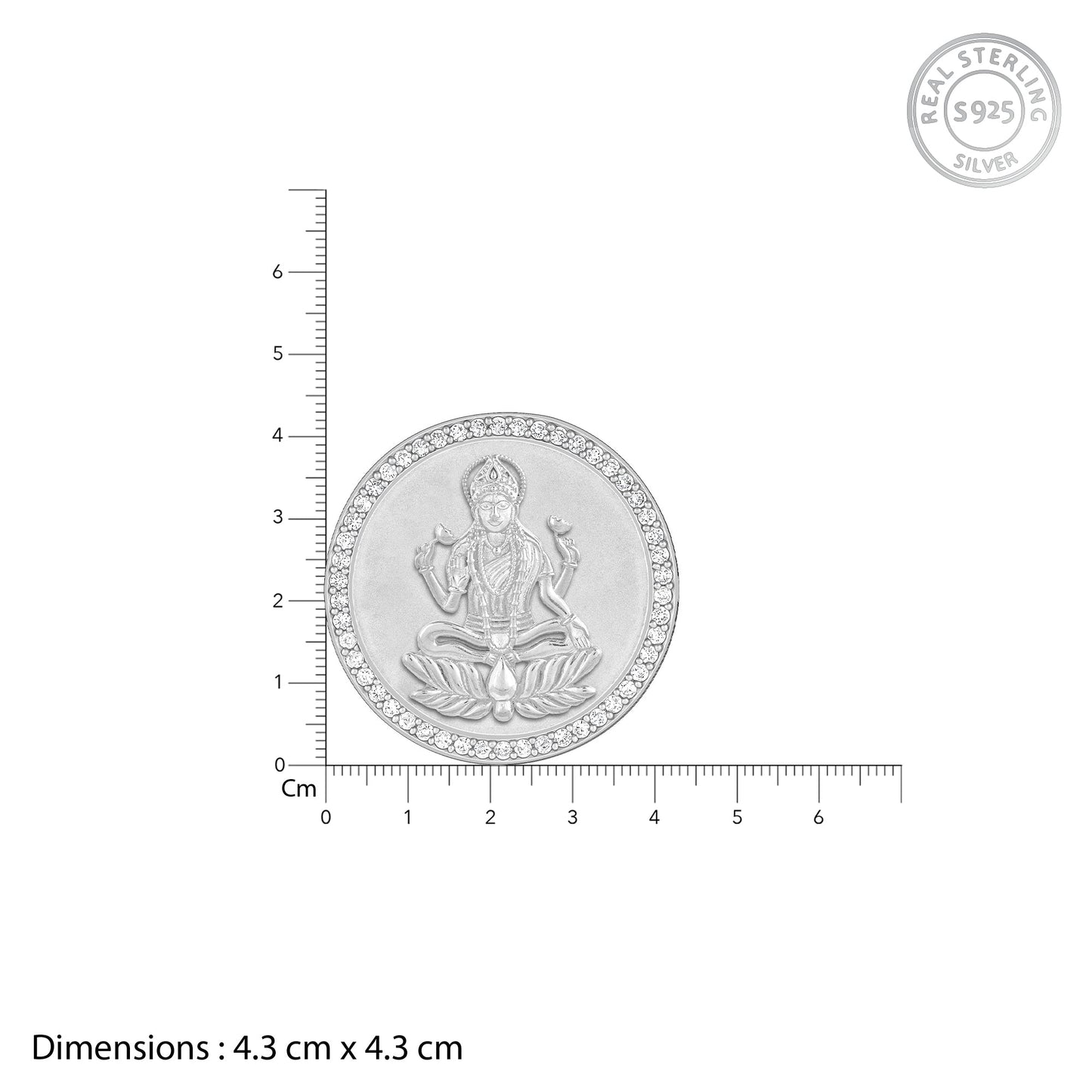 Silver Prosperity Lakshmi Coin
