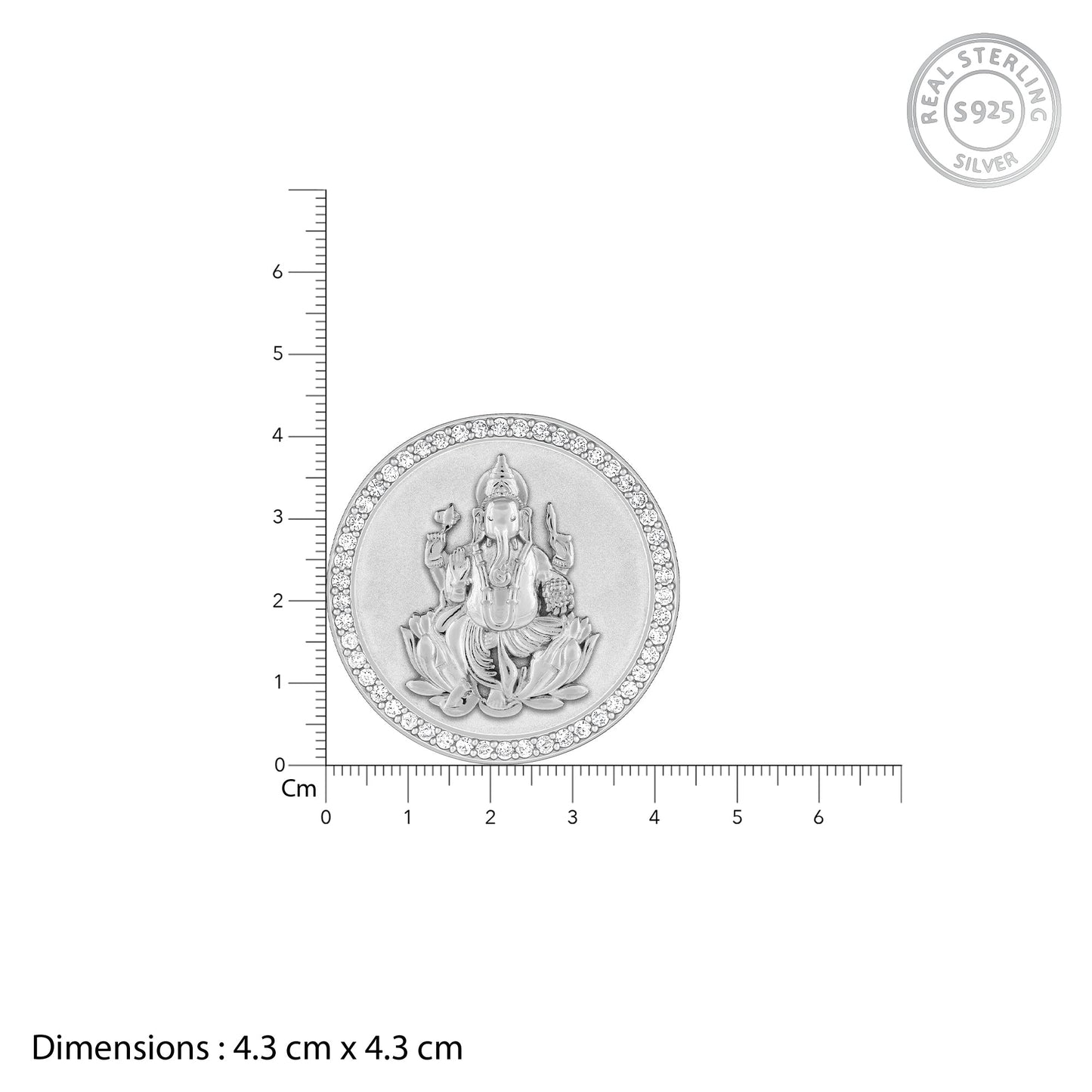 Silver Ganesha Bliss Coin