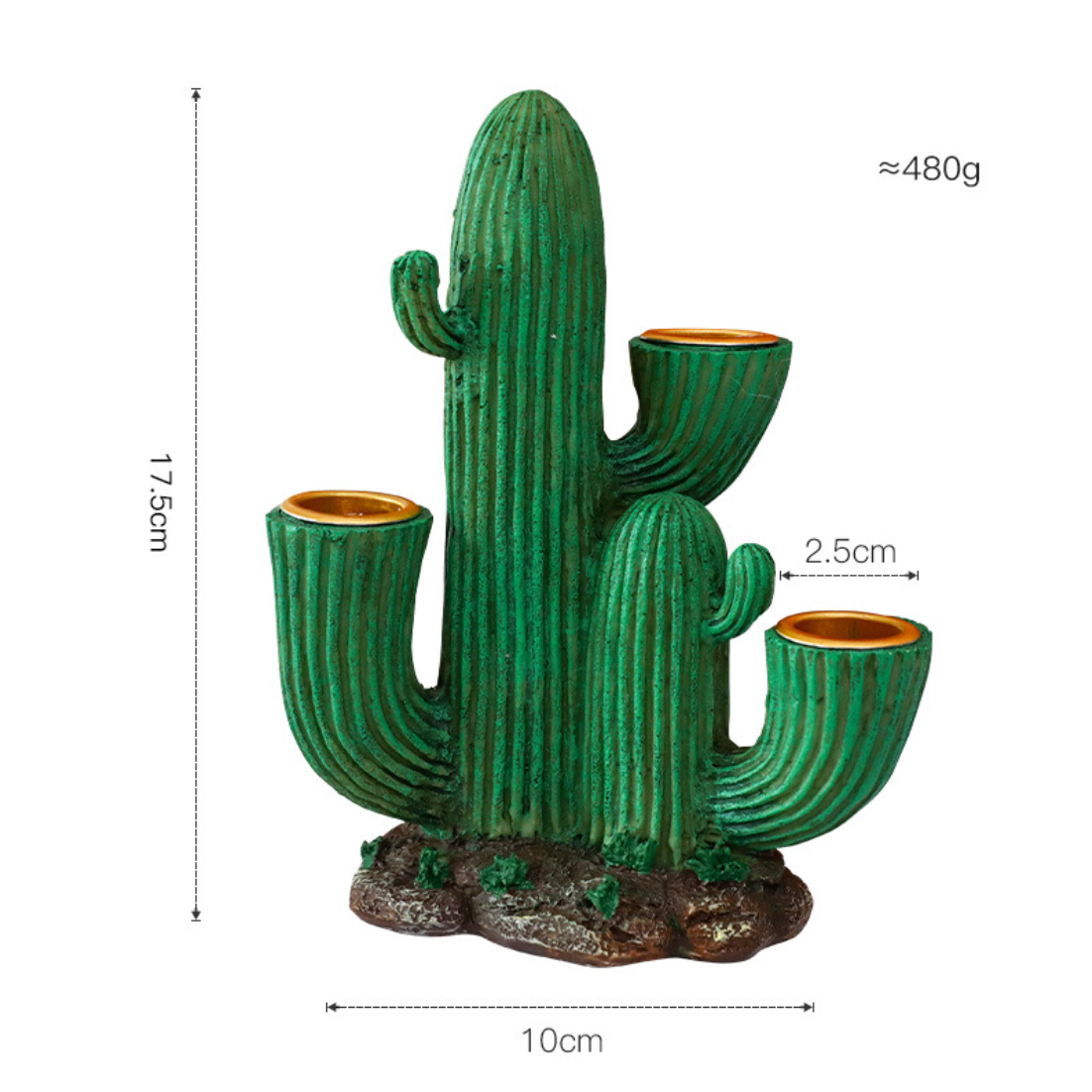 Cactus Candle Holder