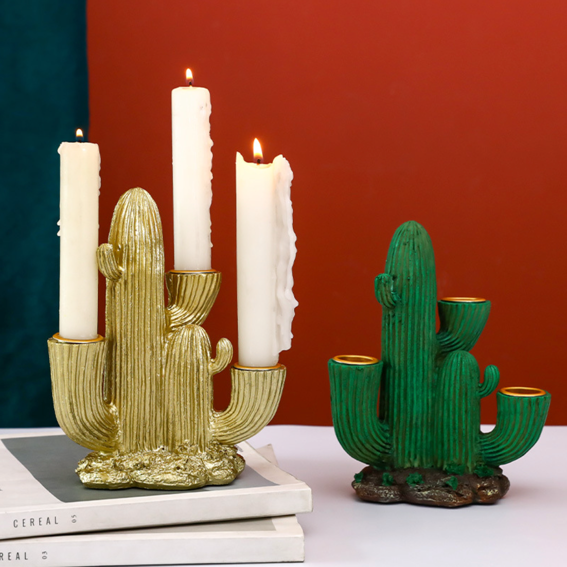 Cactus Candle Holder