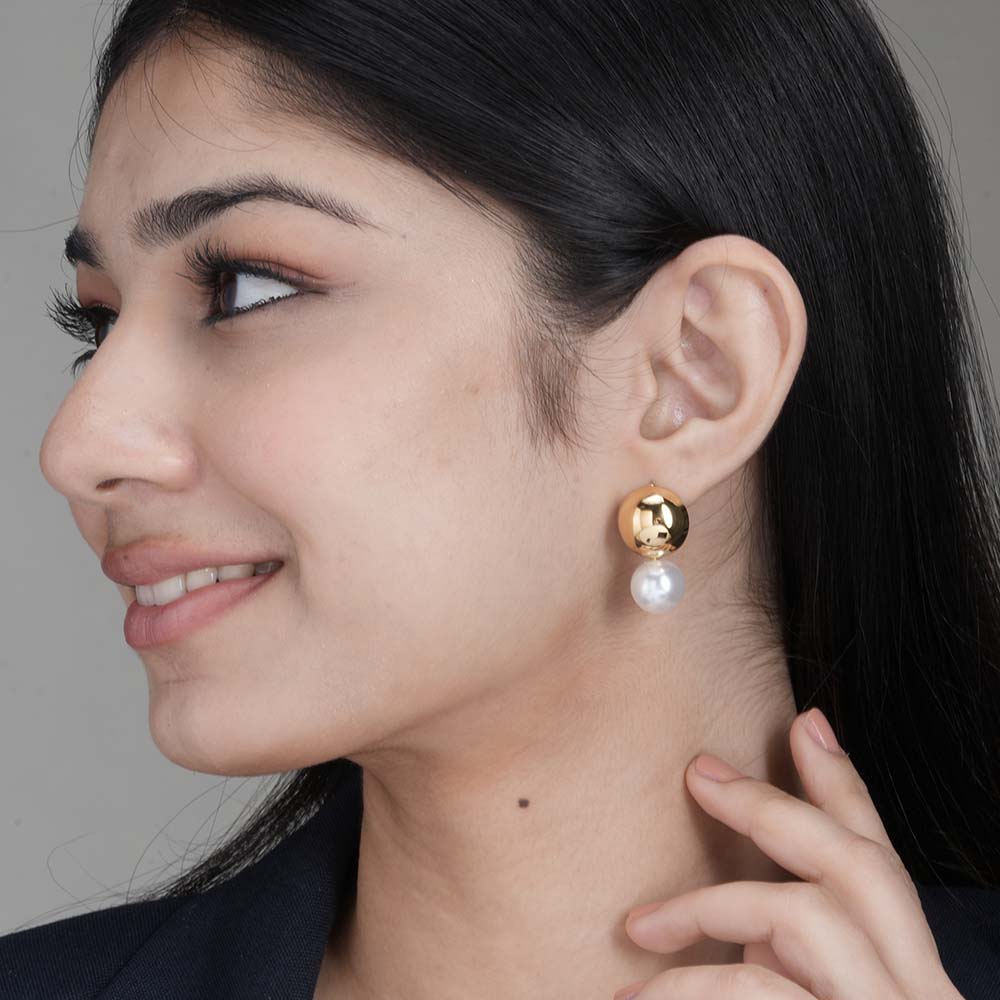 Vintage Pearl Drop Earrings