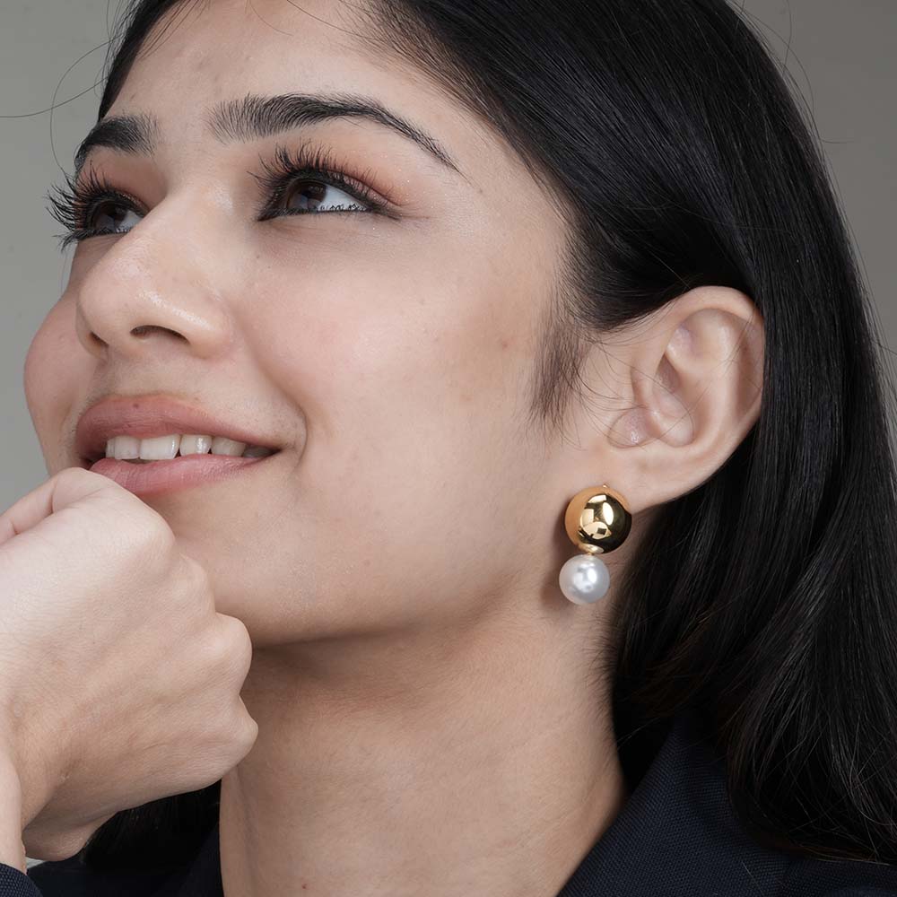 Vintage Pearl Drop Earrings
