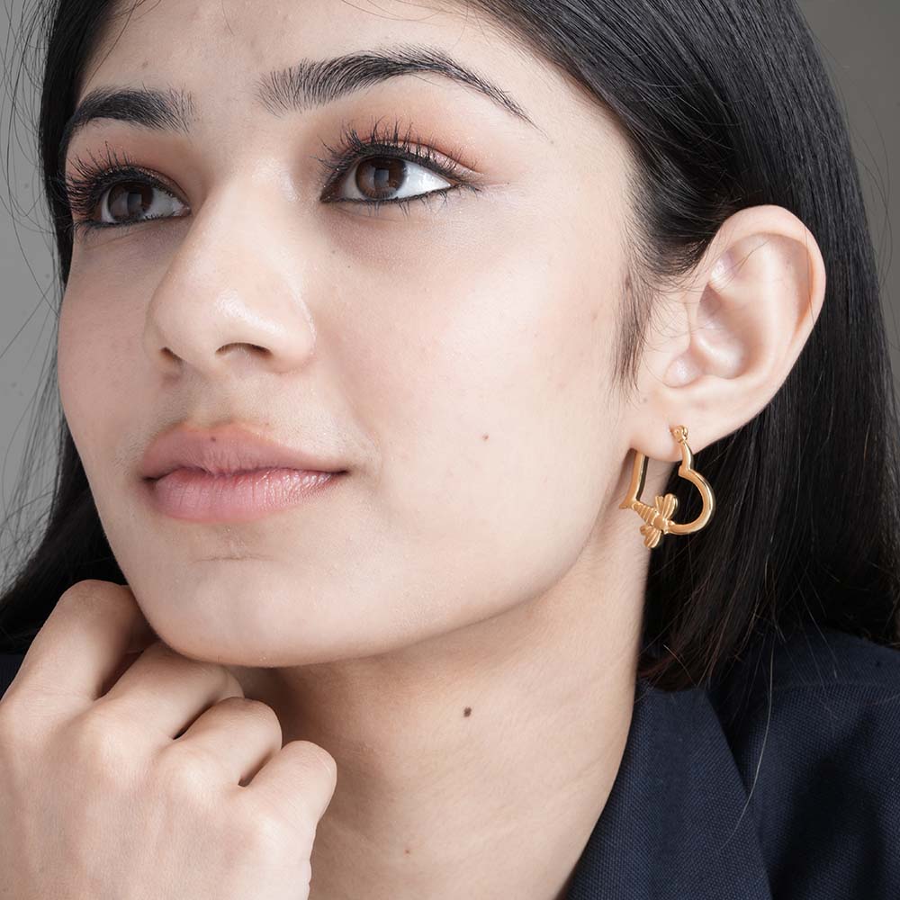 Sweetheart Bee Earrings