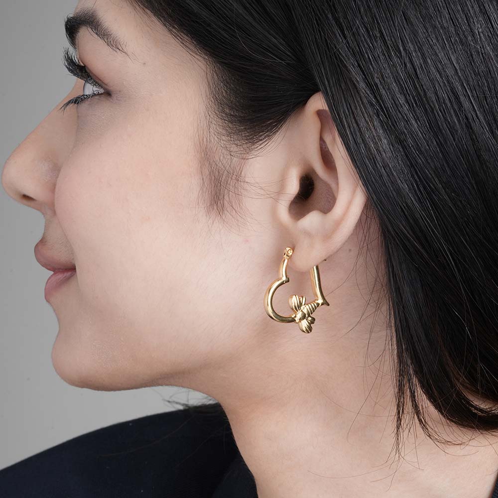 Sweetheart Bee Earrings