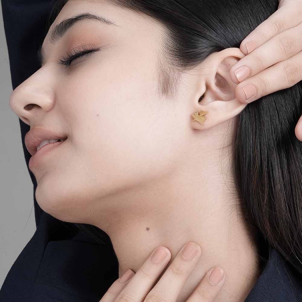Winged Piglet Studs