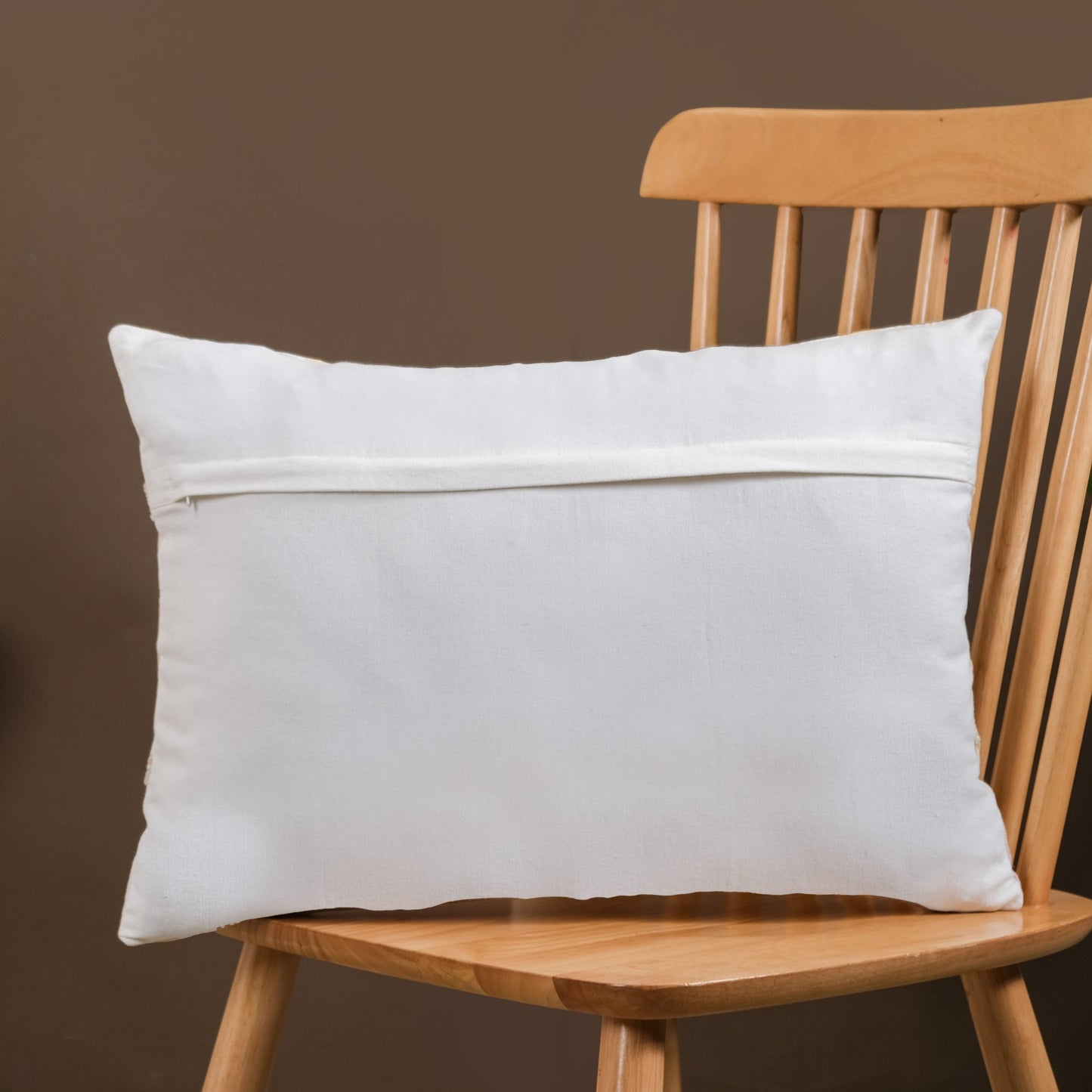 Ikat Embroidered Cushion Cover 50x35 cm