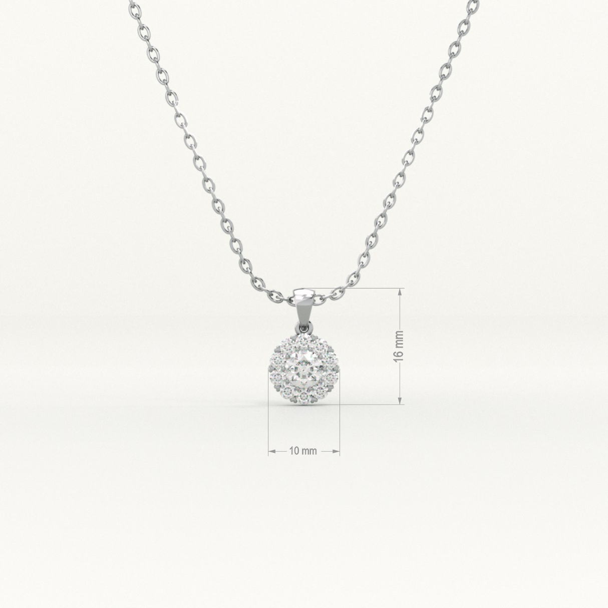 Luna Glint 925 Sterling Silver Shine Necklace