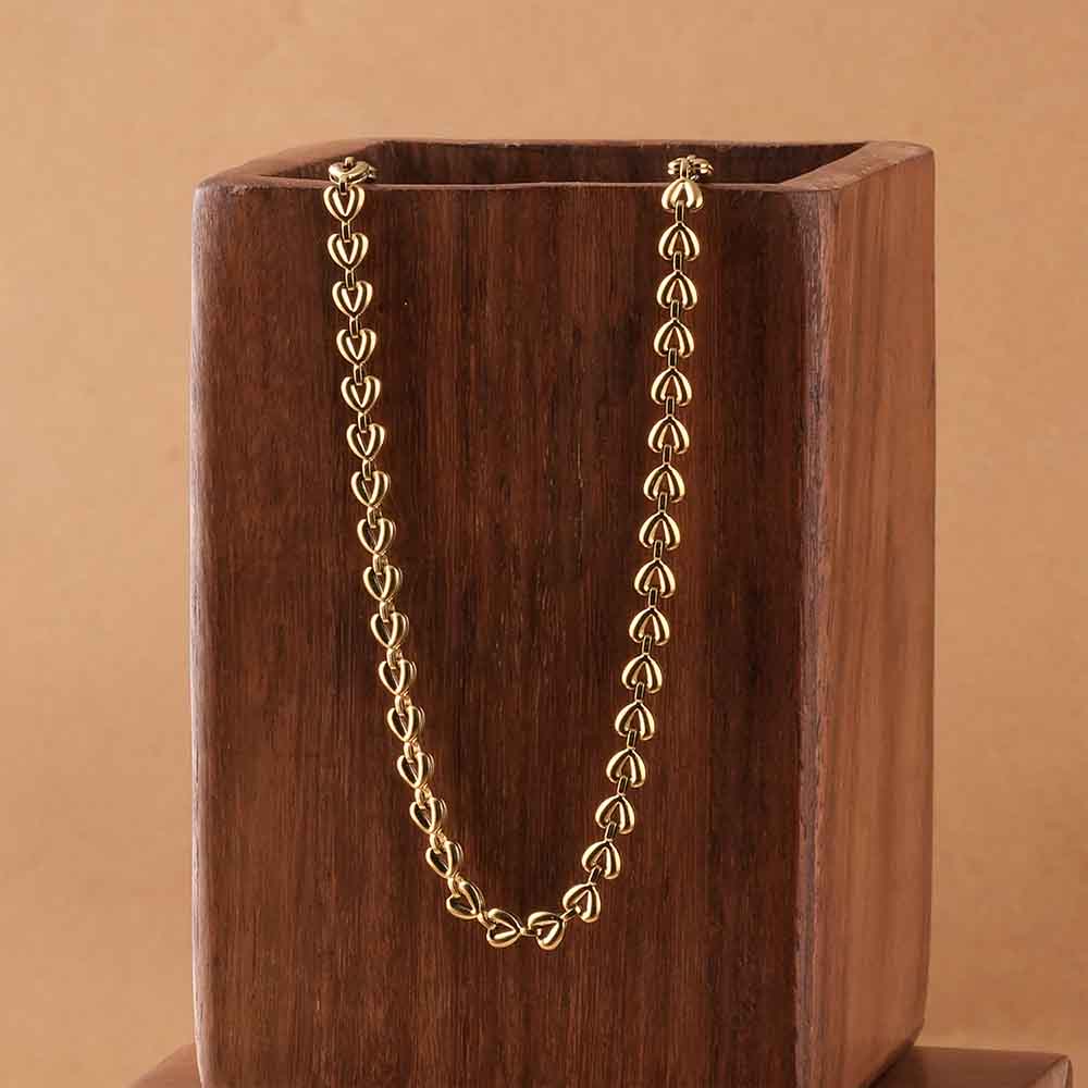 Heart Link Chain Necklace