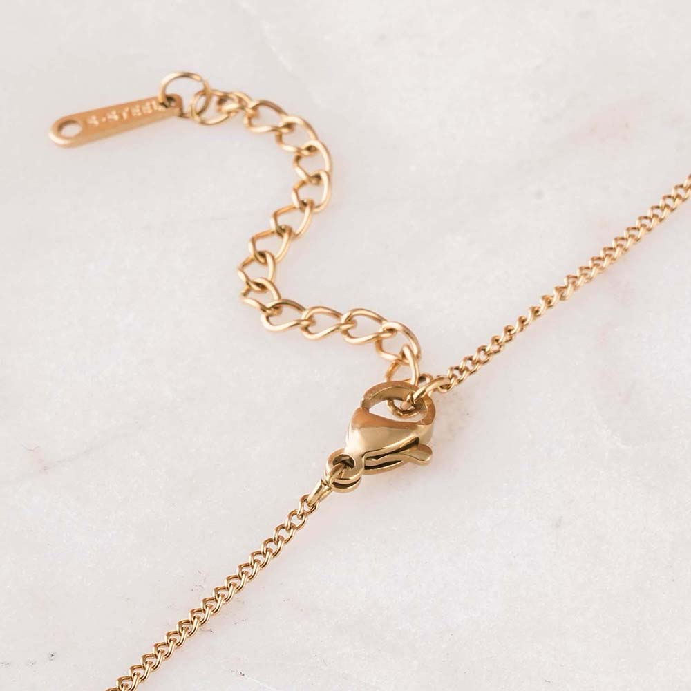 Gold Teddy Bear Pendant Necklace