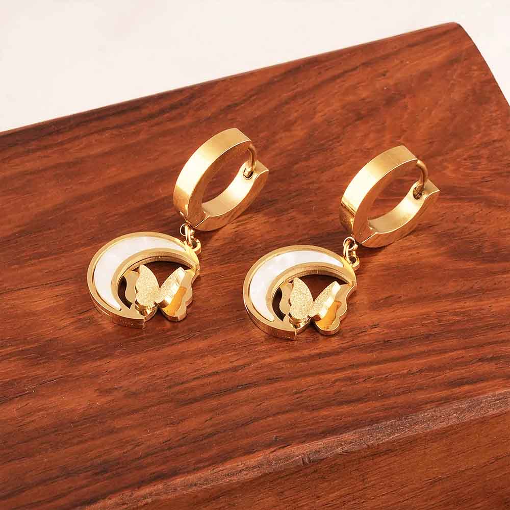 Lunar Butterfly Earrings