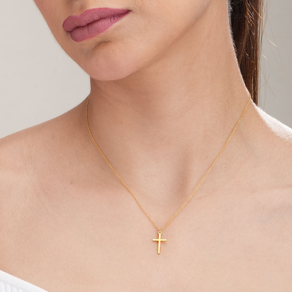 Golden Cross Necklace