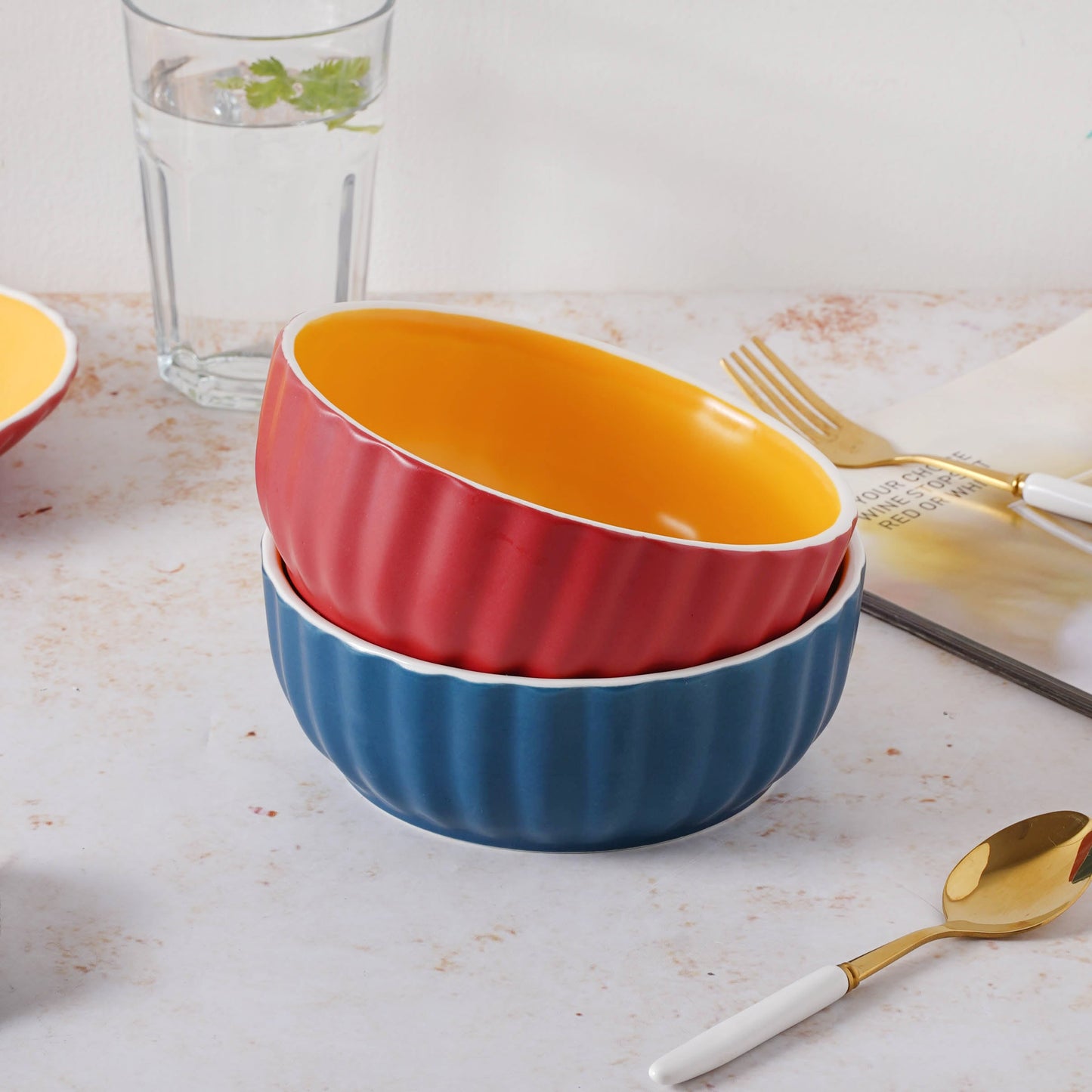 Chrome Salad Bowl 550 ml