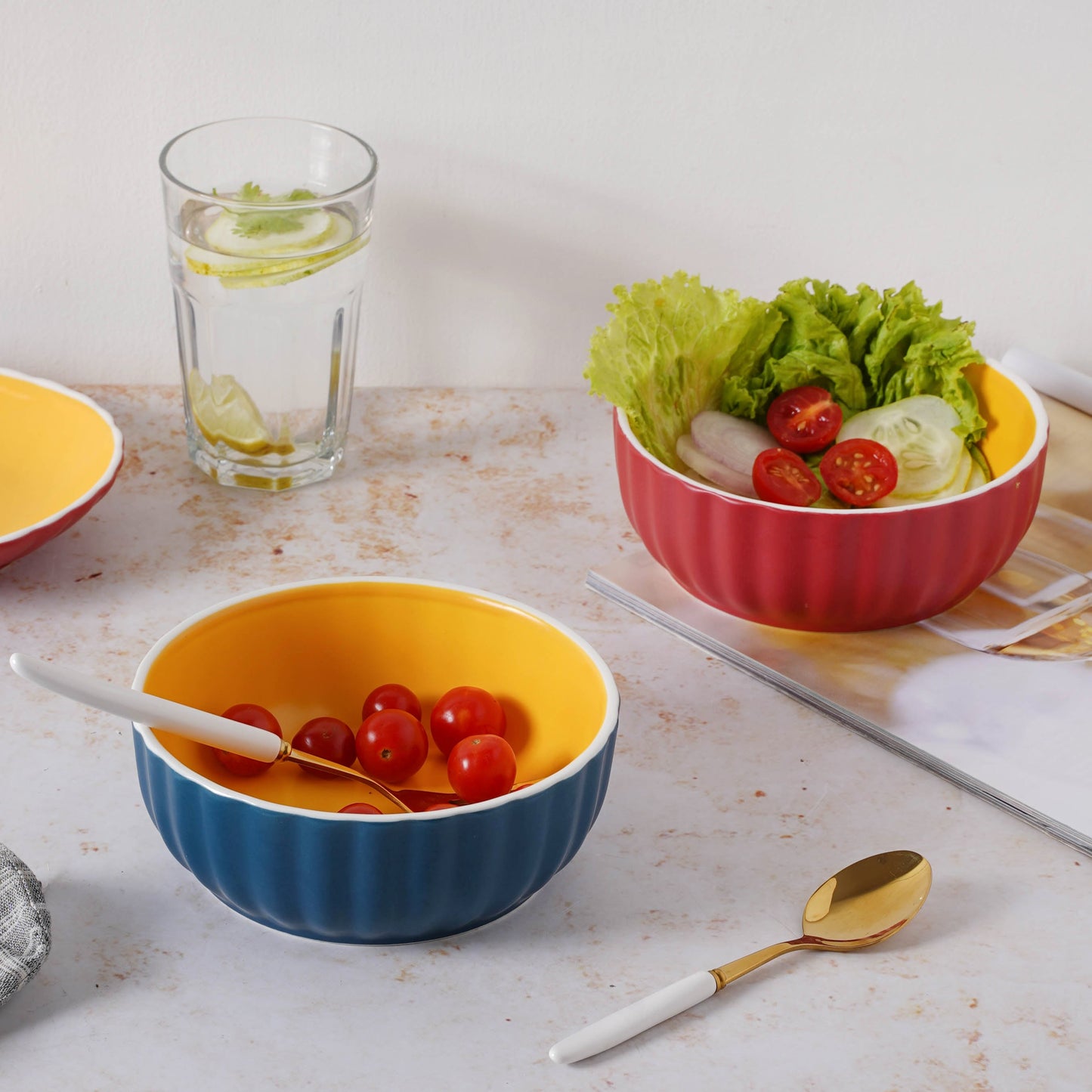 Chrome Salad Bowl 550 ml