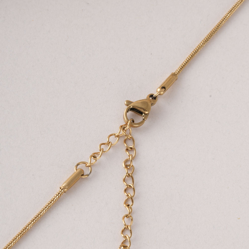 Gold Teardrop Necklace