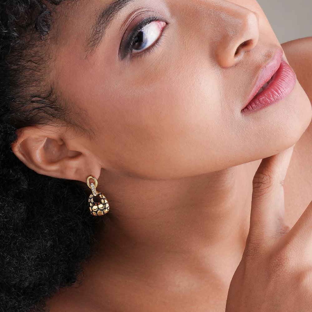Gilded Mosaic Earrings
