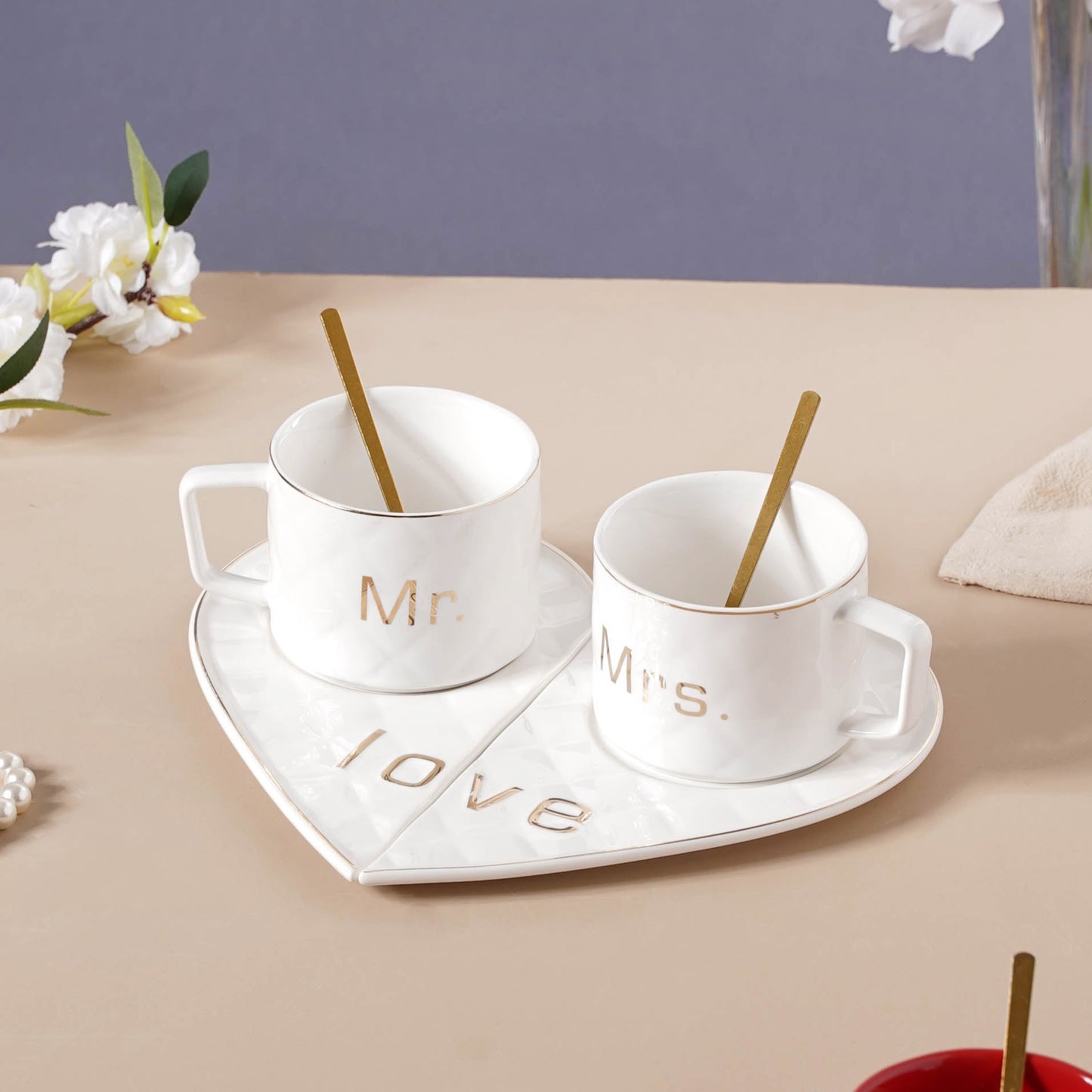Love Cup and Plate Set