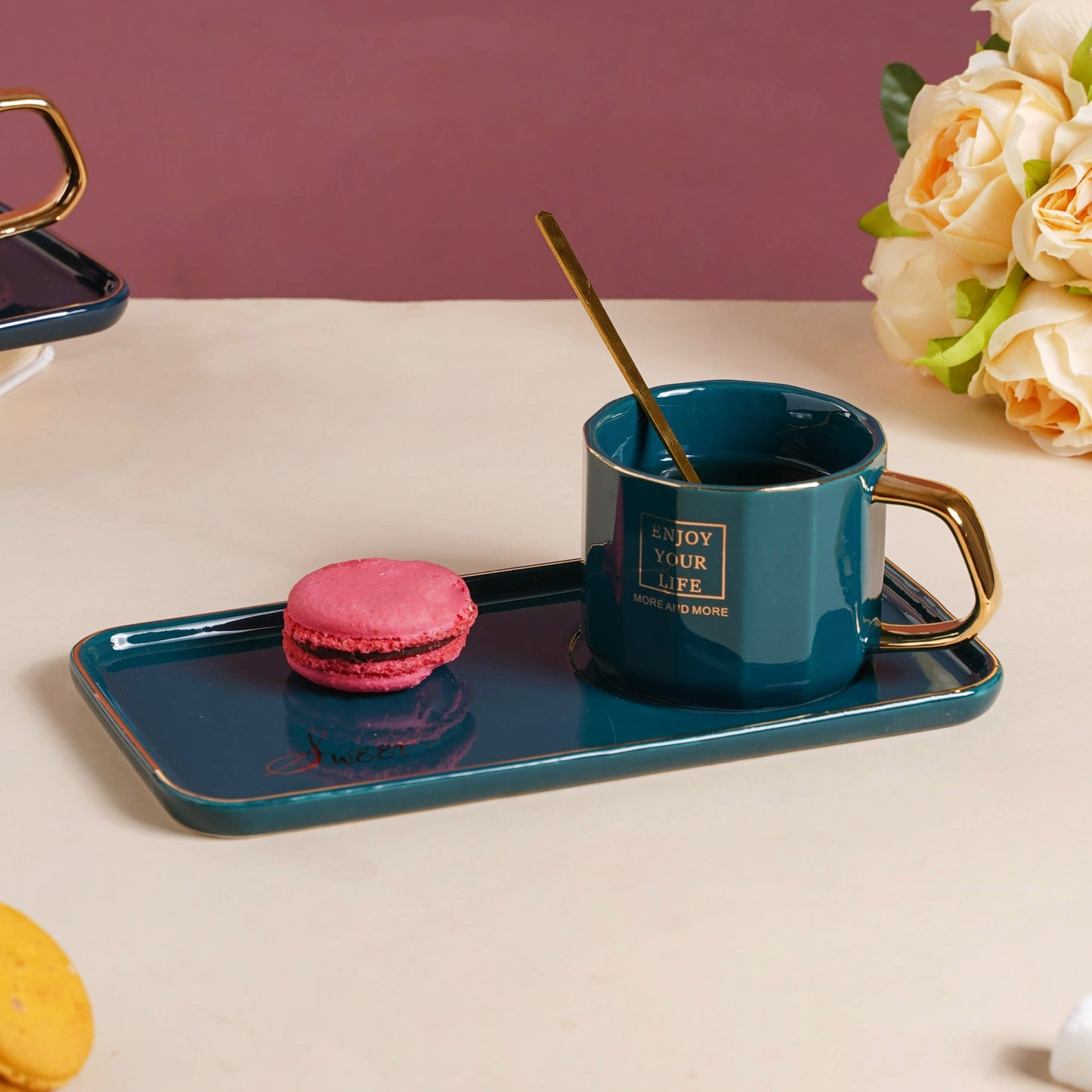 Ceramic Cup and Tray