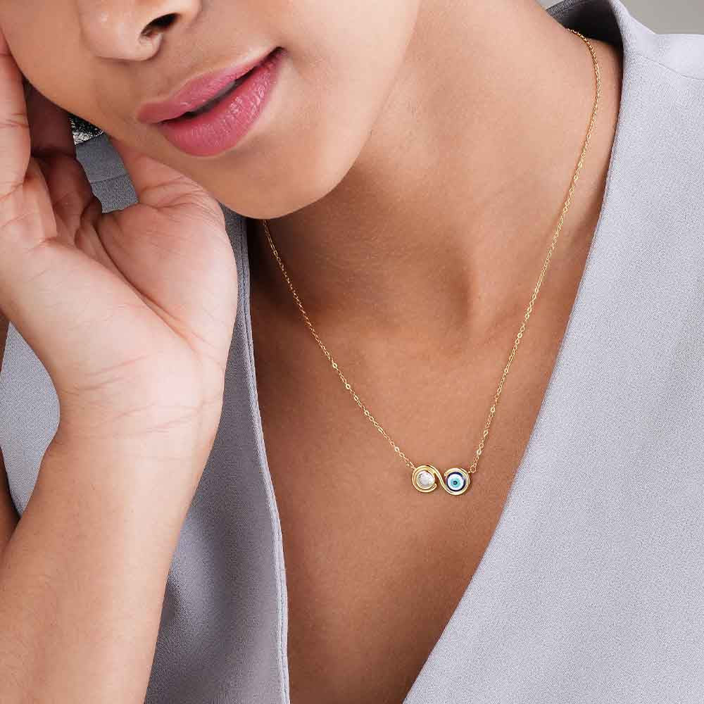 Evil Eye Journey 925 Silver Necklace