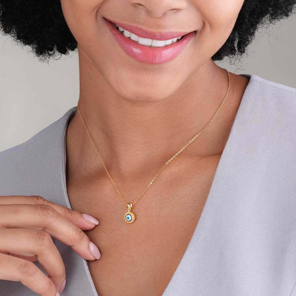 Evil Eye Enigma 925 Sterling Silver Necklace