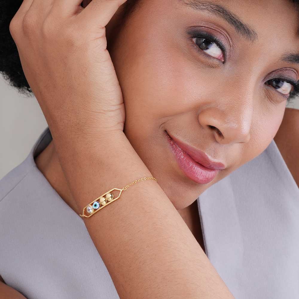 Evil Eye Harmony 925 Silver Bracelet