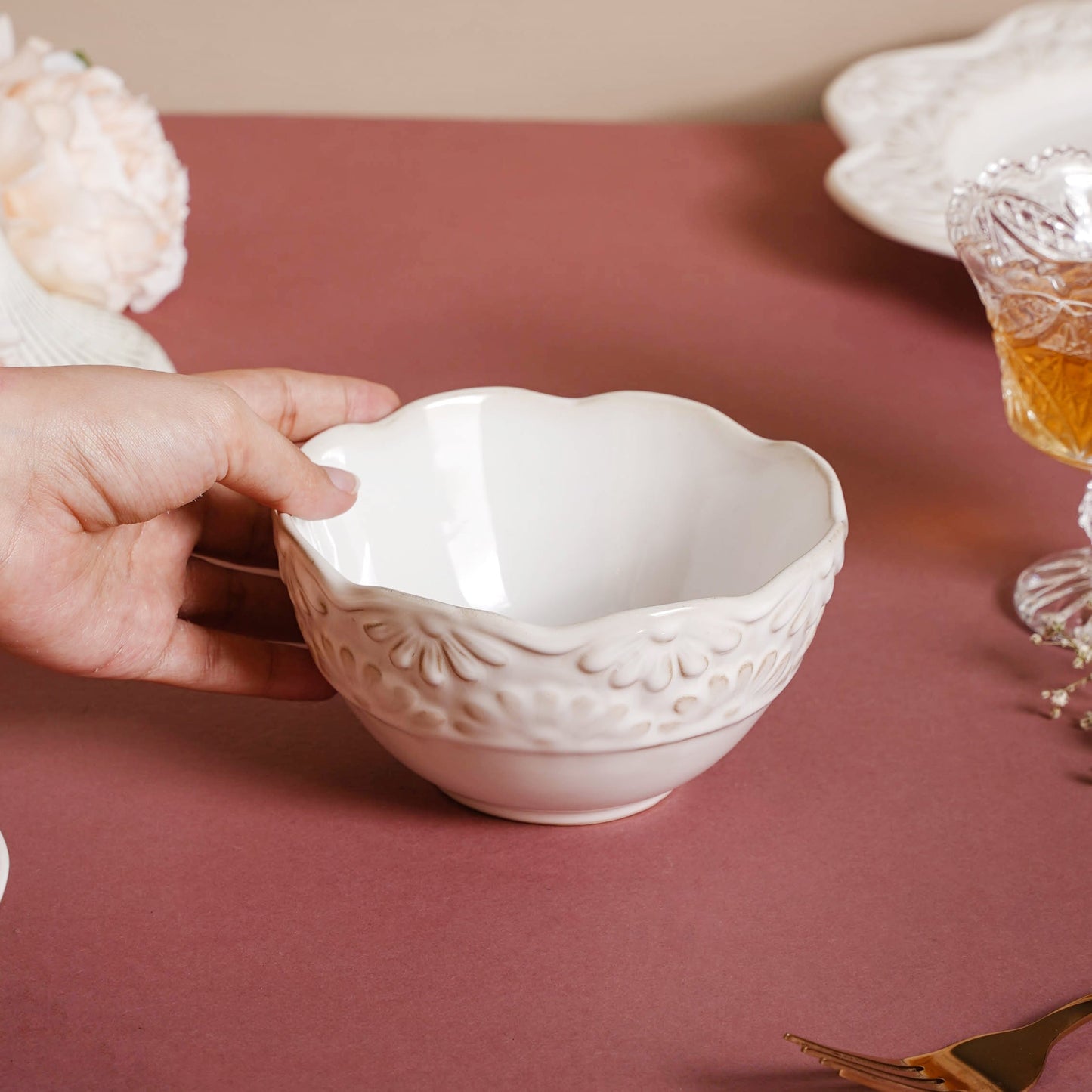 Faye Ornamental Snack Bowl 400 ml