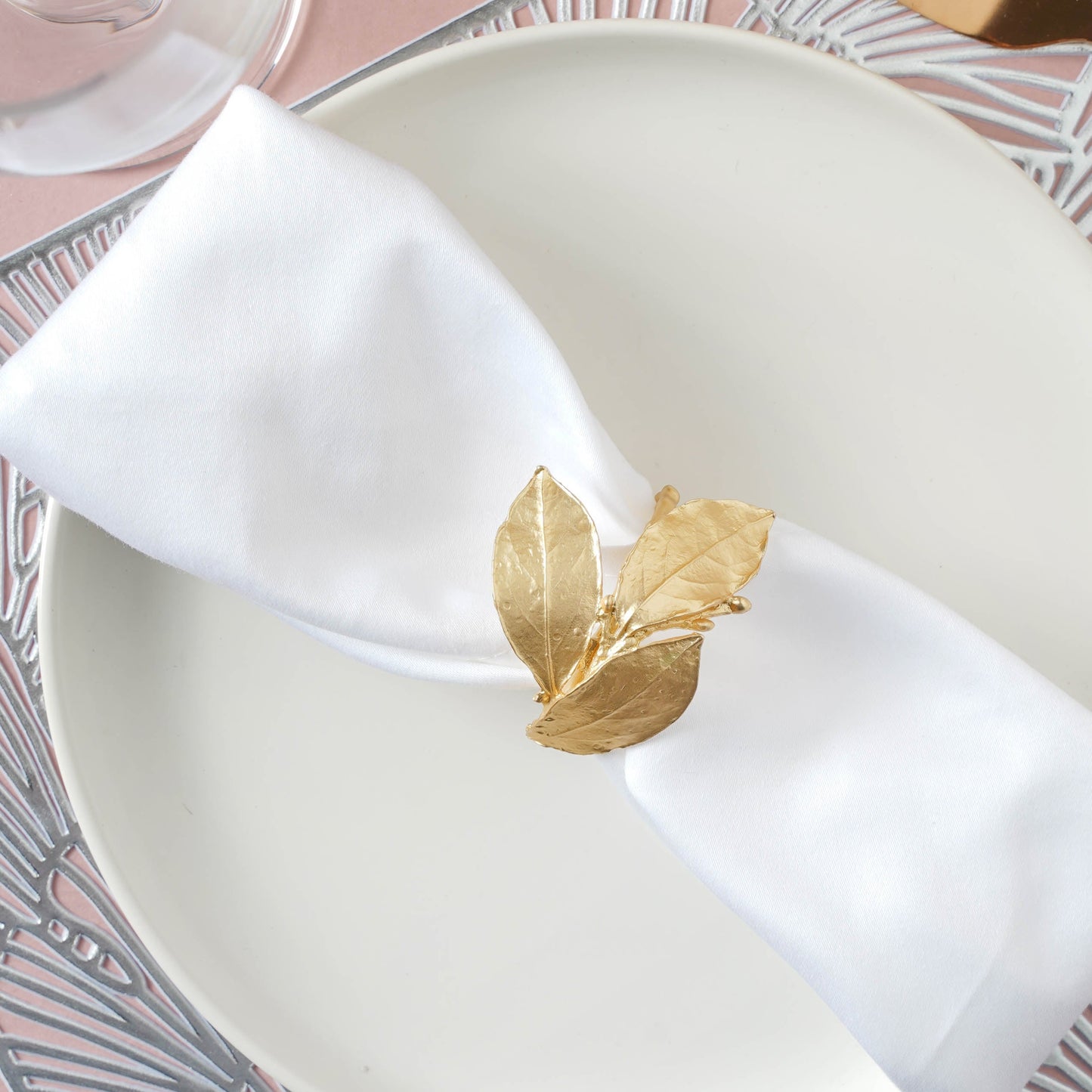 Gold Leaf Serviette Ring