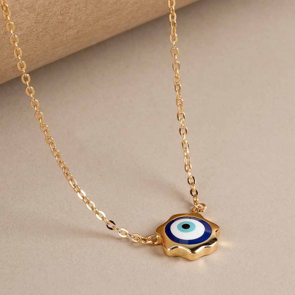 Evil Eye Playful 925 Silver Necklace
