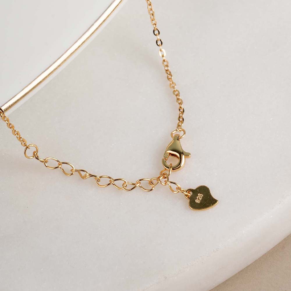 Evil Eye DuoStone 925 Silver Necklace