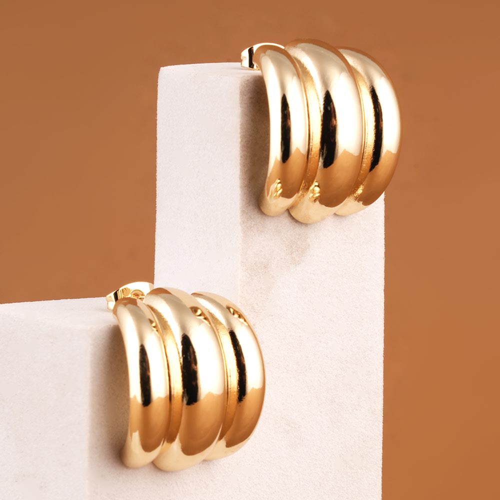 Triple C Stud Earrings