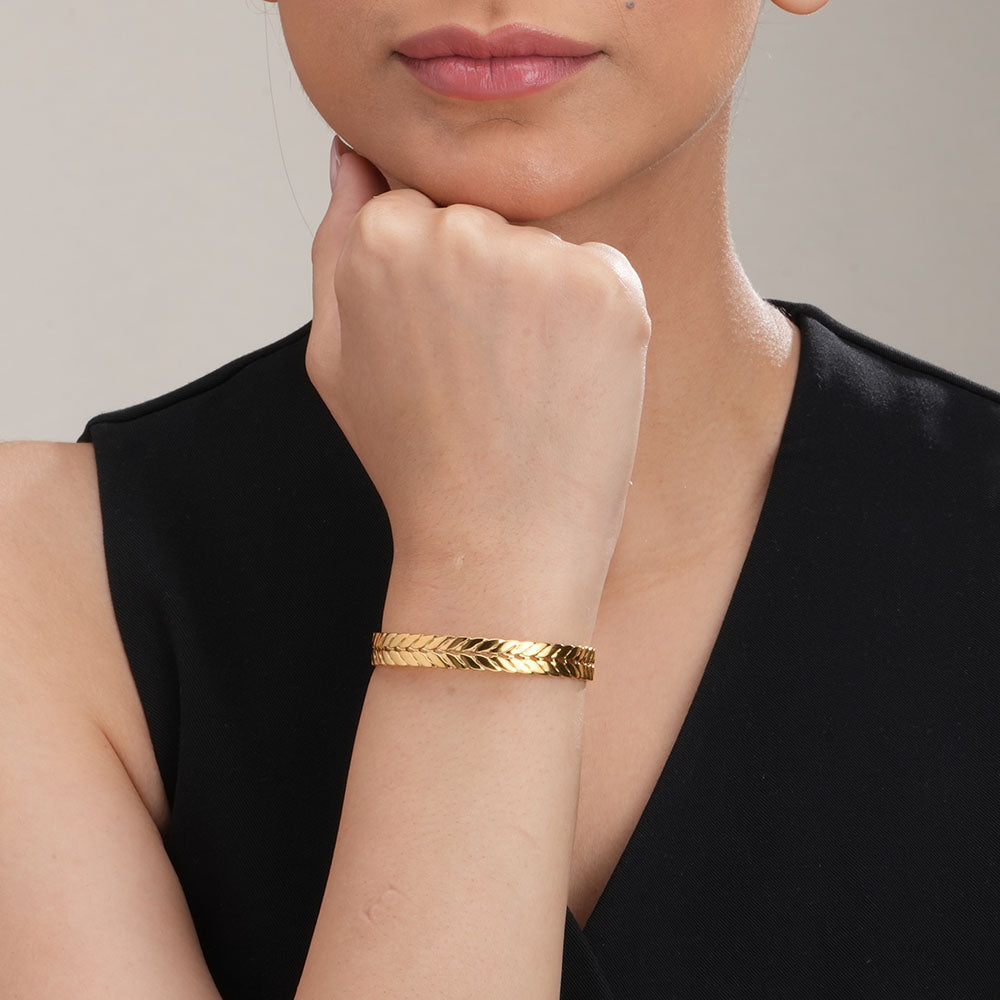 Golden Weave Bracelet