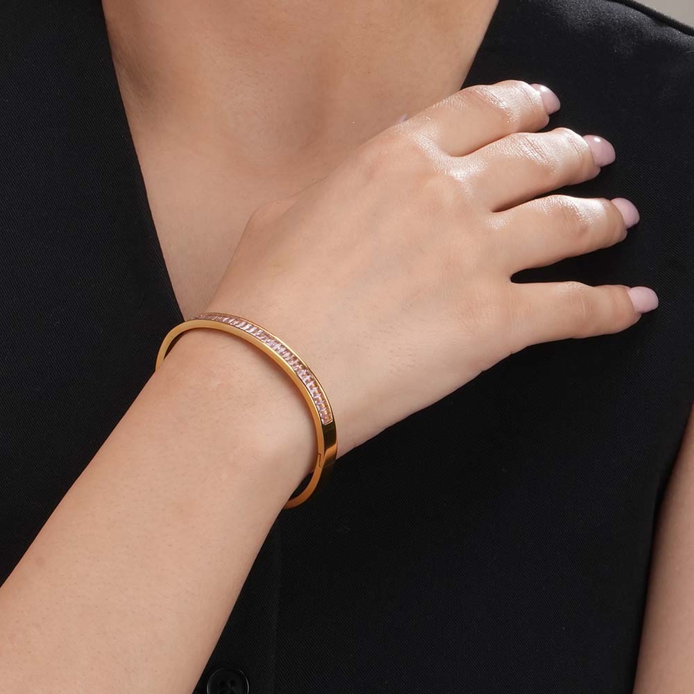 Pink Enchantment Bangle Bracelet