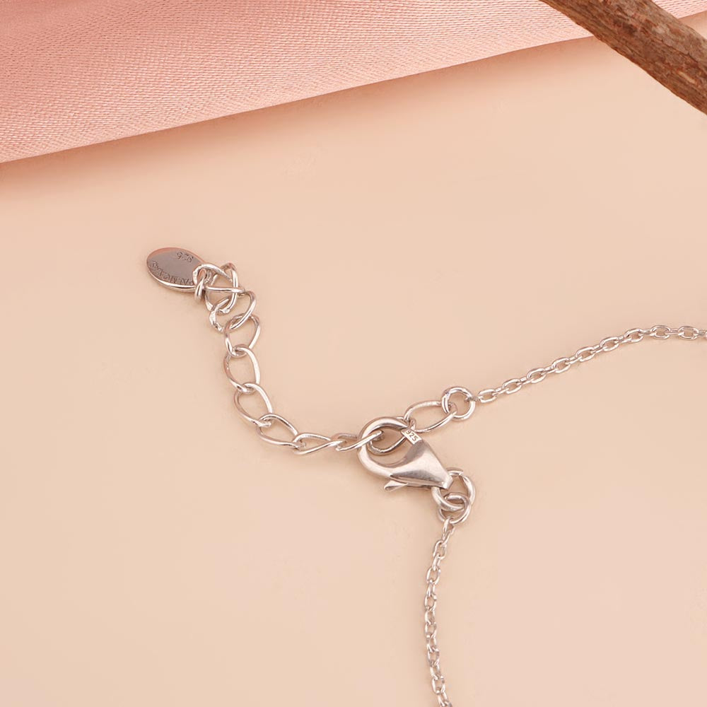 Twin Heart 925 Sterling Silver Necklace