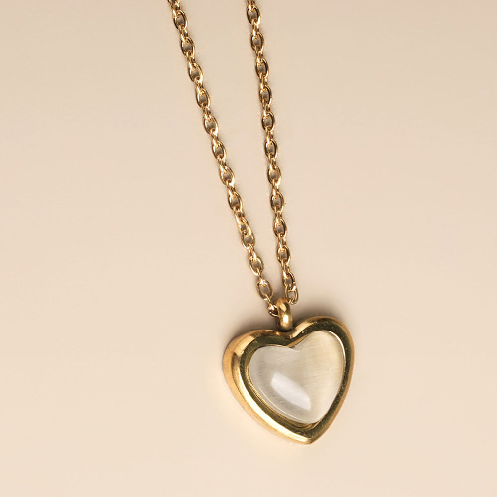 Petite Heart Charm Necklace